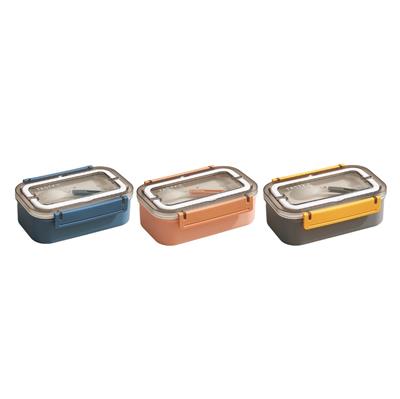 VAGONLİFE 800 ML 2 BÖLMELİ PASLANMAZ ÇELİK LUNCHBOX