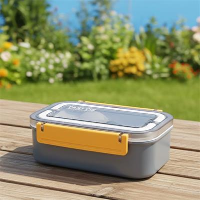 VAGONLİFE 800 ML 2 BÖLMELİ PASLANMAZ ÇELİK LUNCHBOX