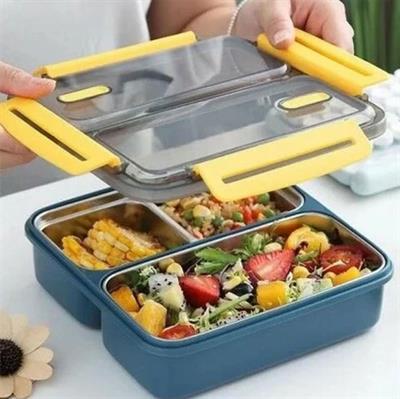 VAGONLİFE 950ML 3 BÖLMELİ PASLANMAZ ÇELİK LUNCHBOX