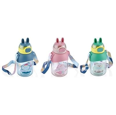 VAGONLİFE BOYUN ASKILI PİPETLİ 650 ML OKUL SU MATARASI
