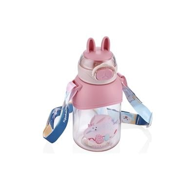 VAGONLİFE BOYUN ASKILI PİPETLİ 650 ML OKUL SU MATARASI