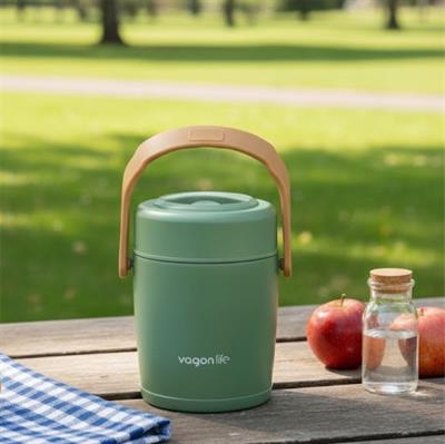 VAGONLİFE VAKUMLU ÇELİK 1600 ML LUNCHBOX
