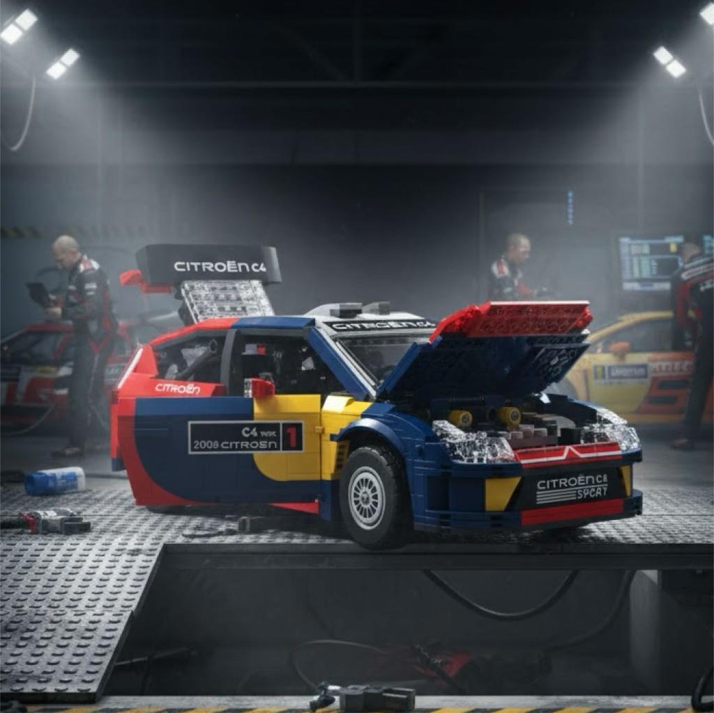 CADA Citroën C4 WRC 2008 Model 1569 Parça Block Oyuncak | Ralli Aracı
