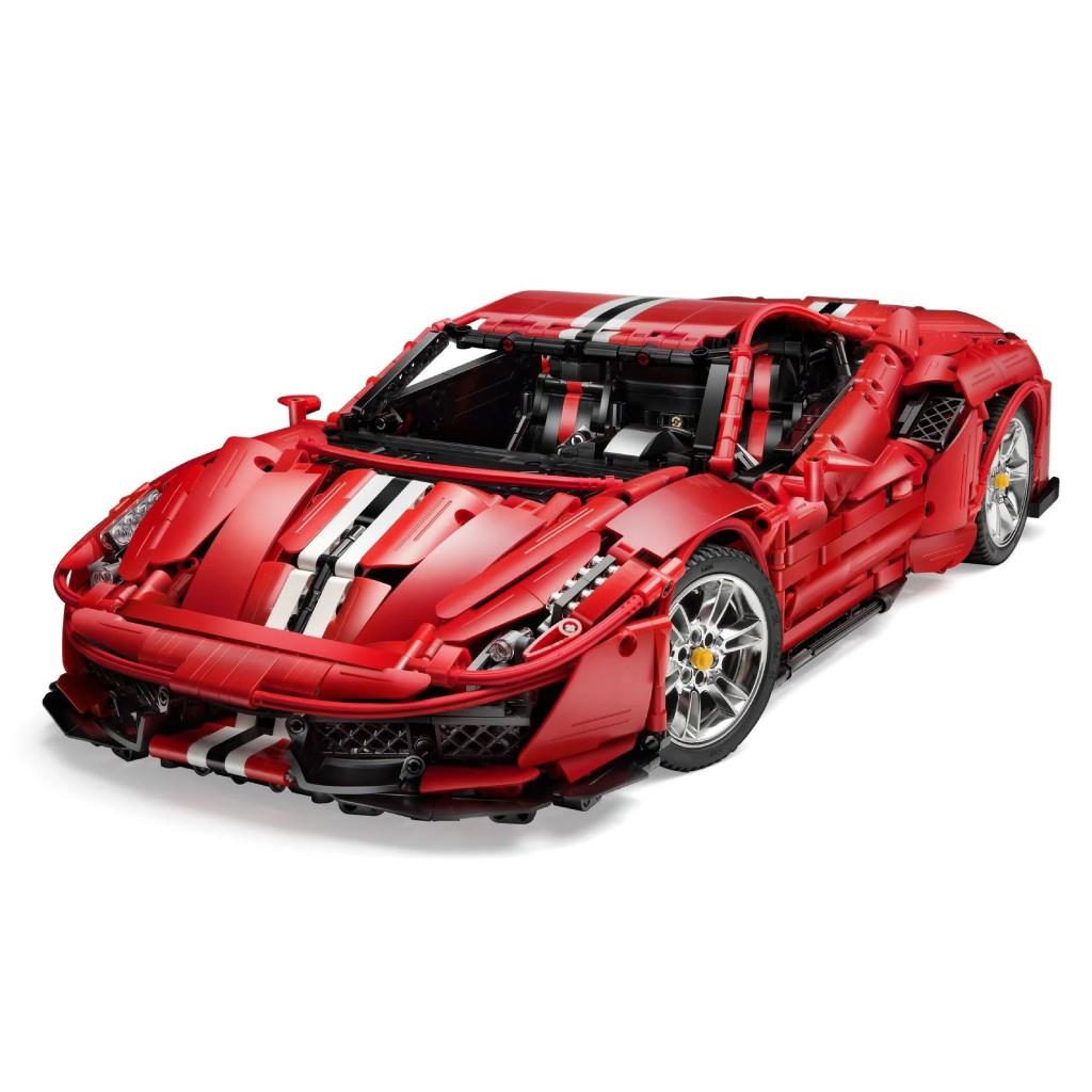 CADA Italian Red Supercar 3187 parça block oyuncak seti ile efsane