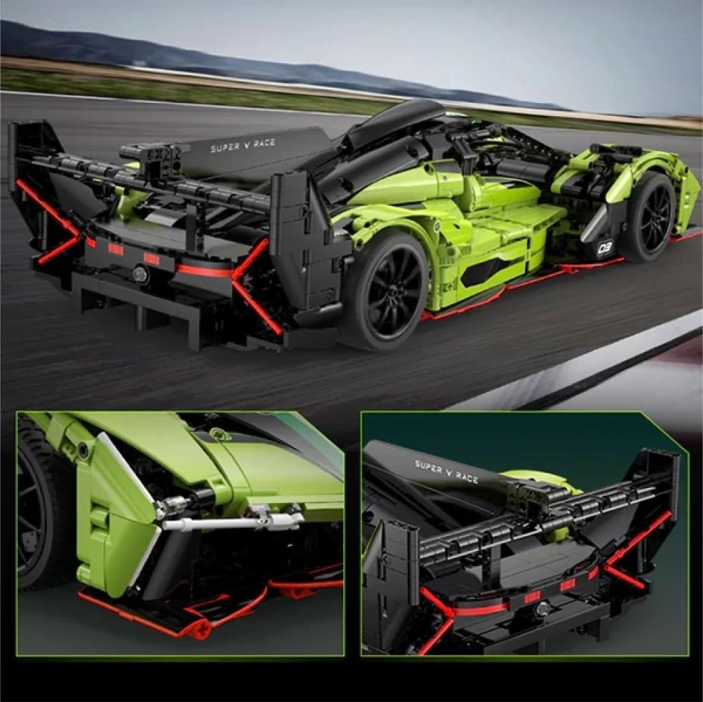 Y.a Gokou  CaDA Phantom Wing 1/10 Ölçek Araba Seti | V8 Motorlu Model C63009W