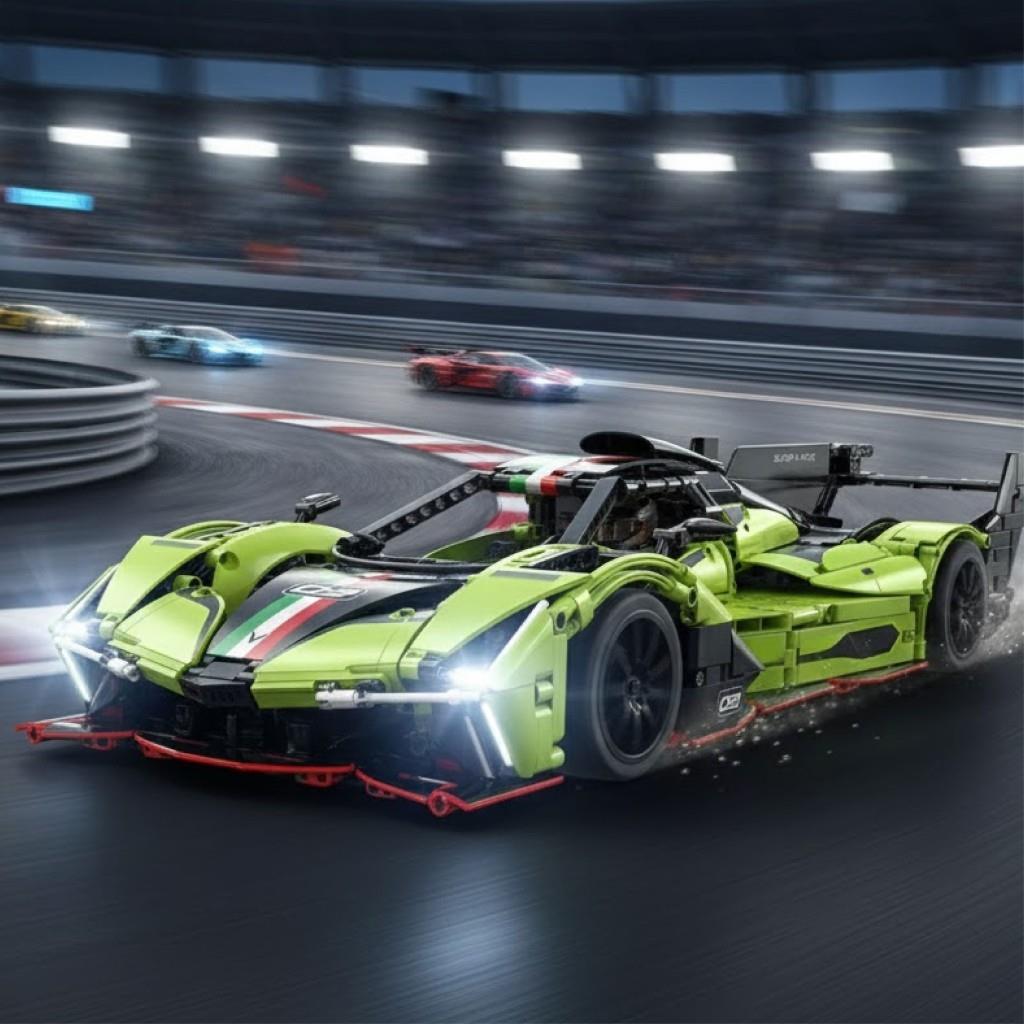 CaDA Phantom Wing 1/10 Ölçek Araba Seti | V8 Motorlu Model C63009W