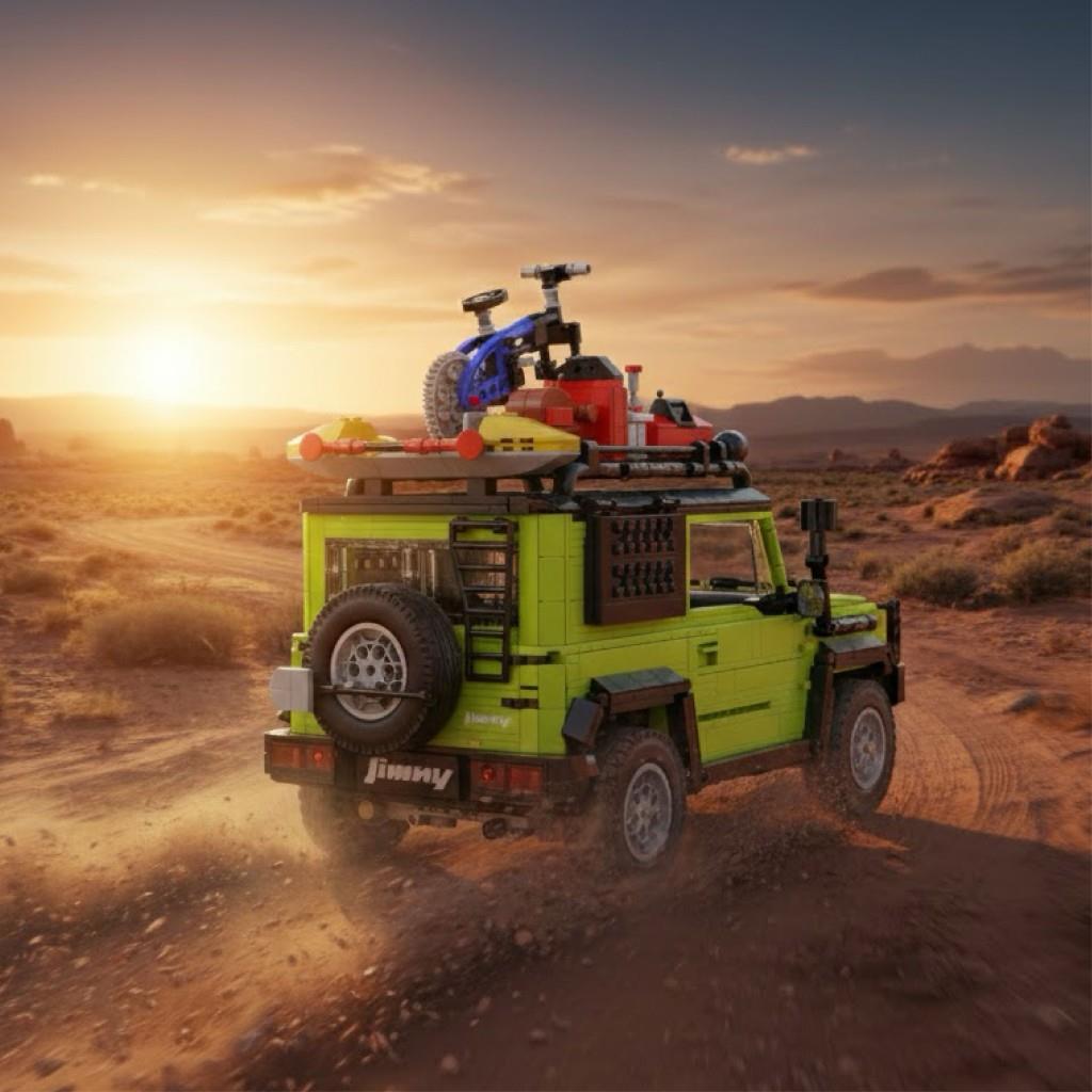 CADA Suzuki Jimny 1803 Parça Block Oyuncak | Koleksiyonluk Off
