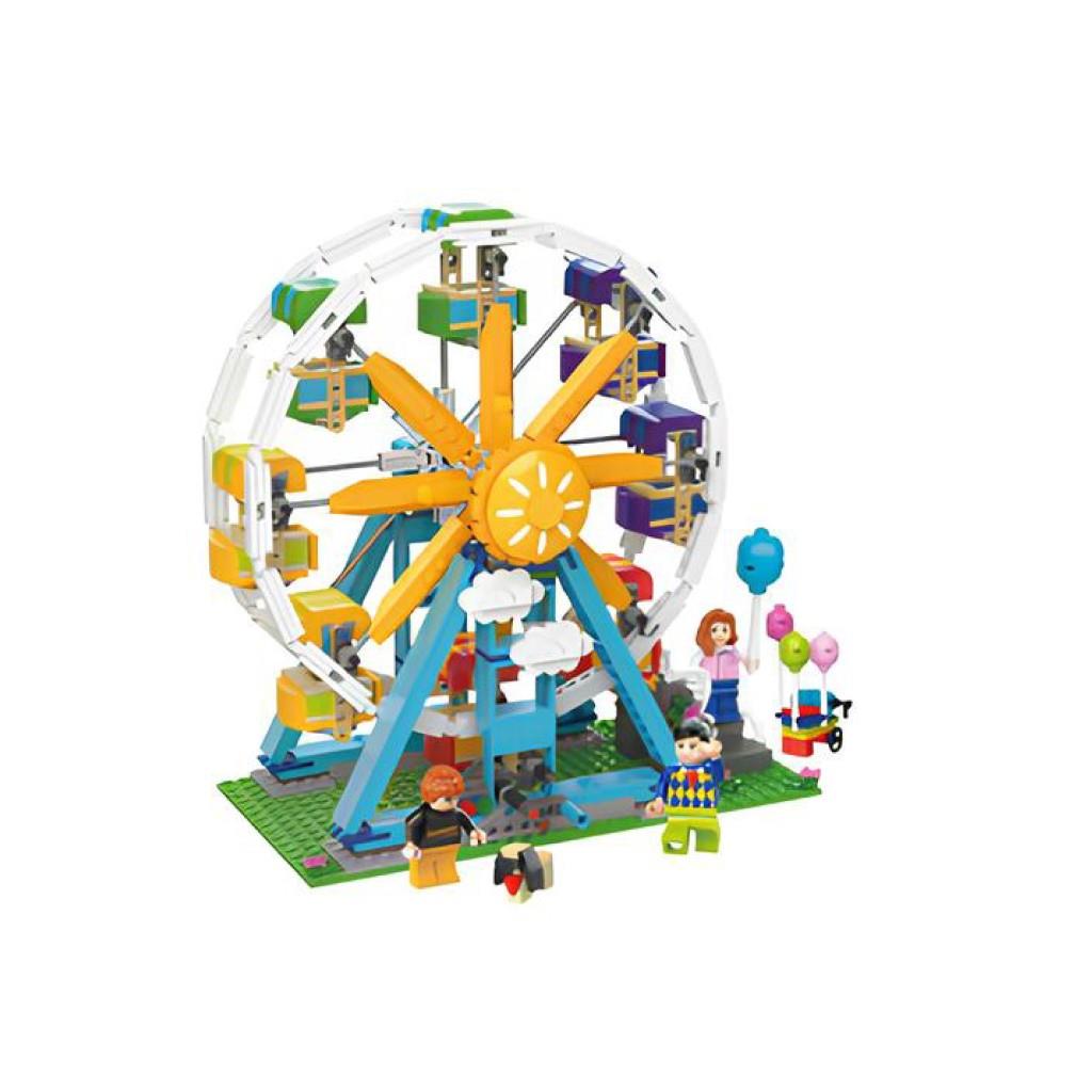 JAKİ Lunapark Temalı 1107 Parça Block Oyuncak