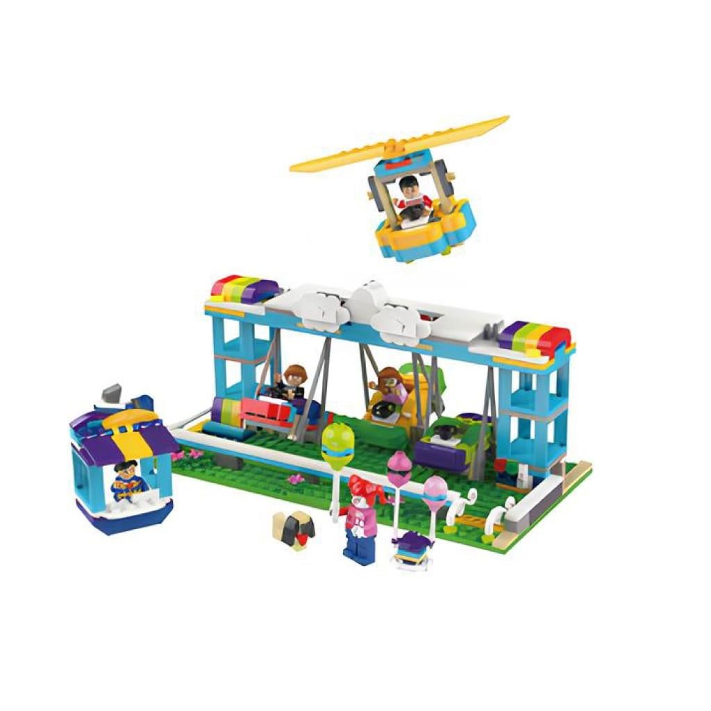 JAKİ Lunapark Temalı 1107 Parça Block Oyuncak