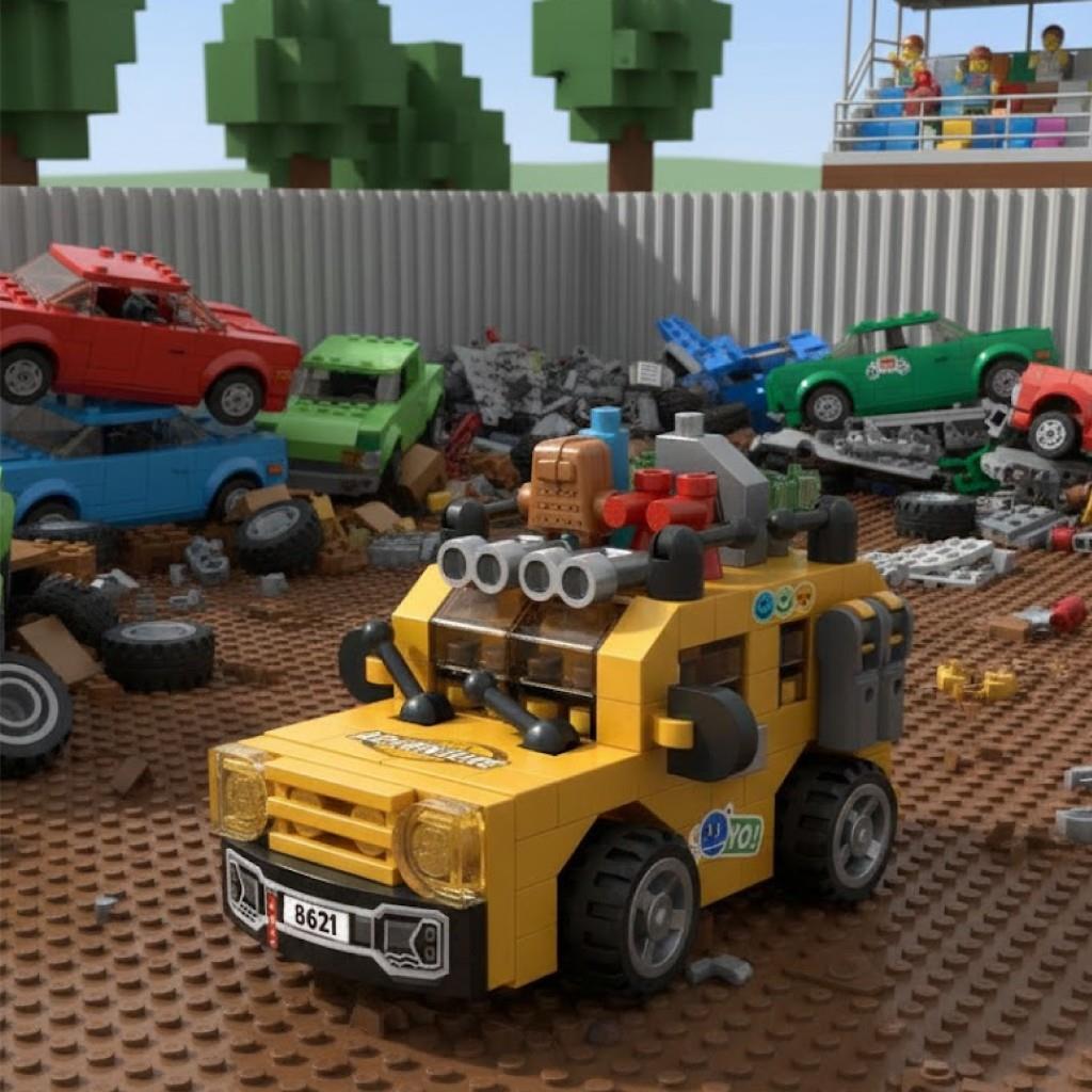 LOZ Arazi Aracı 150 Parça Block Oyuncak | Mini Poşet