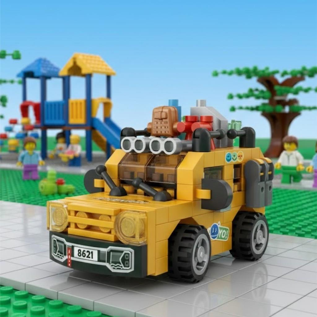 LOZ Arazi Aracı 150 Parça Block Oyuncak | Mini Poşet