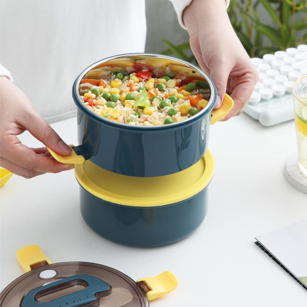 ごはん Vagonlife 1600 ML Lunchbox | Çelik Tepsili Sızdırmaz Yemek Kutusu