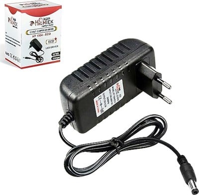 12V 2A Adaptör 5.5x2.5mm Jaklı Güç Adaptörü