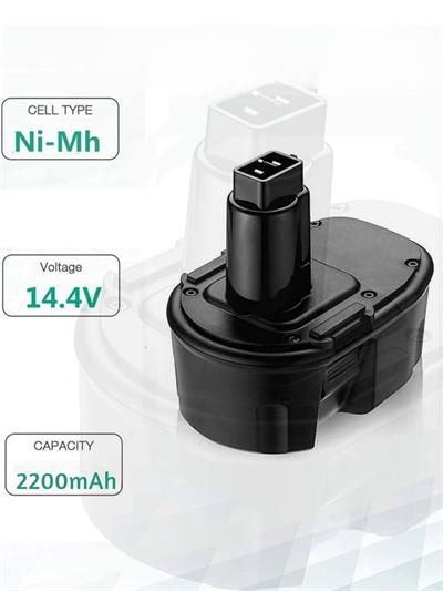 Dewalt DC9091 DE9038 DE9091 DE9092 DE9094 DE9502 için 2200mAh 14.4V Yedek Şarj Edilebilir Pil