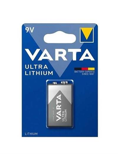 Varta Lityum 9V Şarj Olmayan Pil Tekli Blister Ambalaj