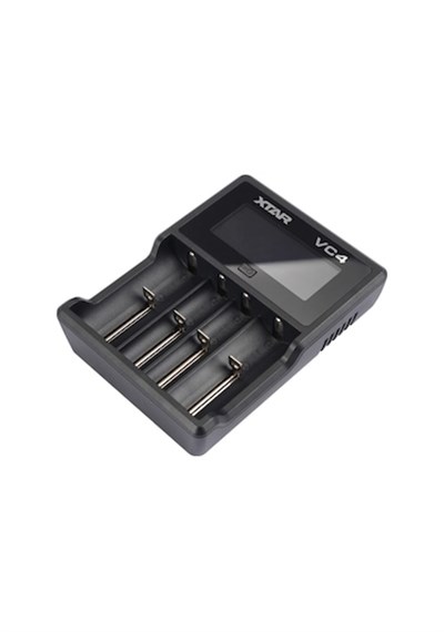XTAR VC4 LCD Ekranlı Pil Şarj Aleti 4'lü 18650 26650 Li-ion Ni-MH Akıllı Şarj Cihazı