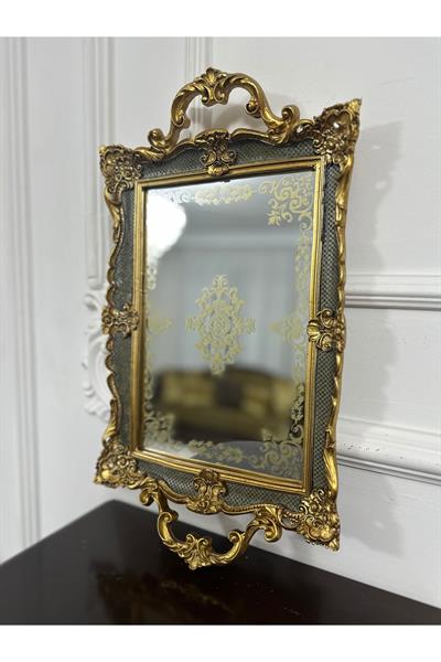 Dekoratif el boyaması  şık tasarım tepsi , çay tepsisi kahve tepsi çikolata tepsisi söz nişan tepsi