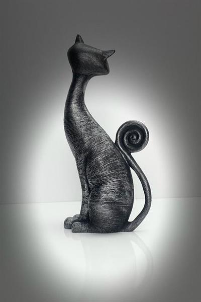 Dekoratif Ikili Kedi Biblo Obje Heykel Ev Ve Ofis Dekorasyon Aksesuar