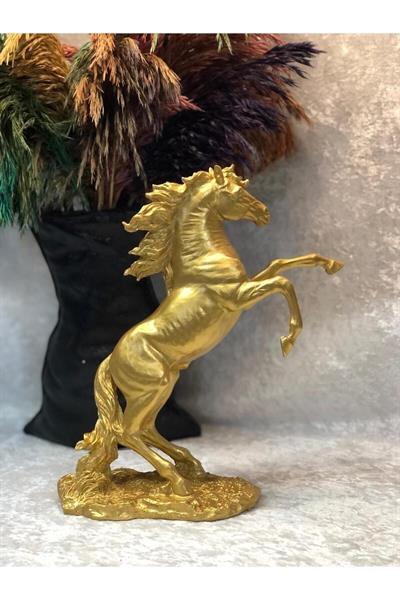 Şahlanan At Heykeli Biblo 34x17 Cm