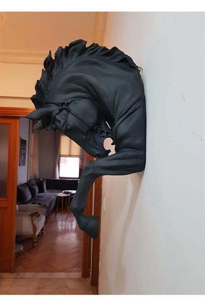 Dekoratif Duvar At Kafası Aplik (48CMX28CM)