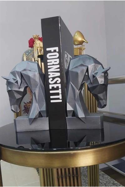 Kitap Tutucu Kübik At Figürlü 2 Li