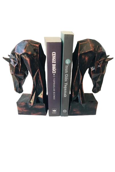 Kübik At Kitaplık, Polyester Biblo, Hediyelik, Dekoratif Ürünler