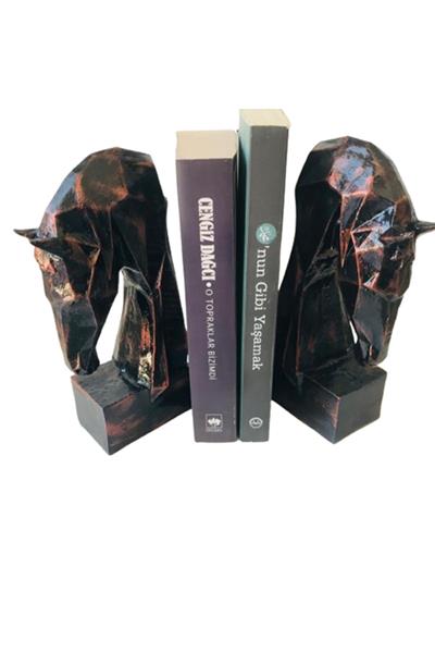 Kübik At Kitaplık, Polyester Biblo, Hediyelik, Dekoratif Ürünler