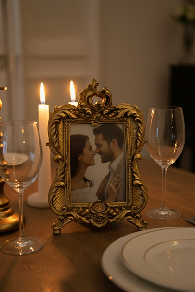 Şık Klasik Hediyelik Barok Çerçeve