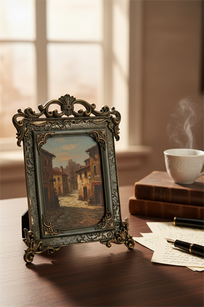 Şık Klasik Hediyelik Nostalji Çerçeve