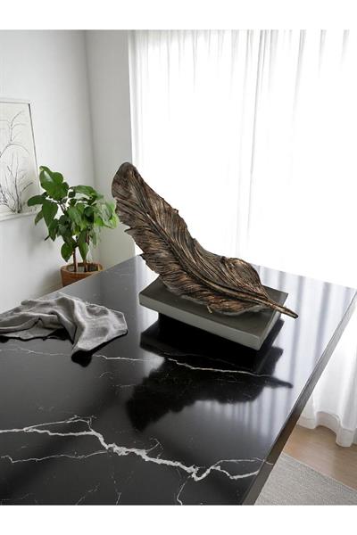 Yaprak Figürlü Dekoratif Obje - Model 1 (30x18x12)