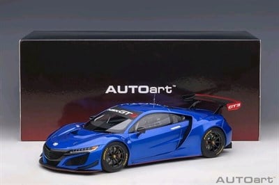 AUTOart Honda NSX GT3 2018 - Hyper Blue - 1:18