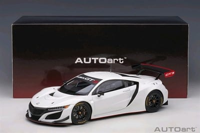AUTOart Honda NSX GT3 2018 - White - 1:18
