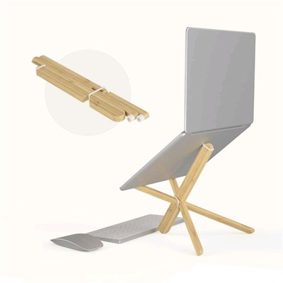 Dragonfly Laptop Stand, Feather White