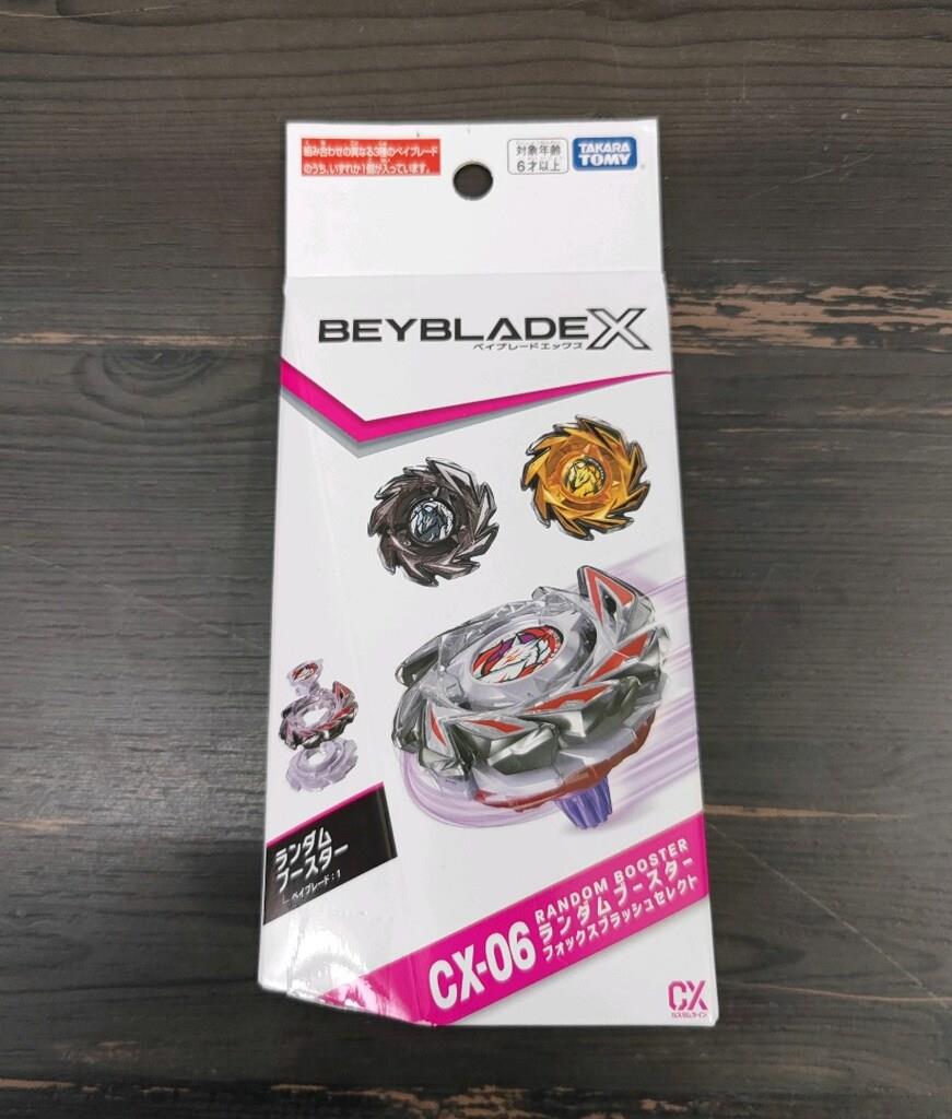 Takara Tomy Beyblade X CX-06 Random Booster Fox Brush Select