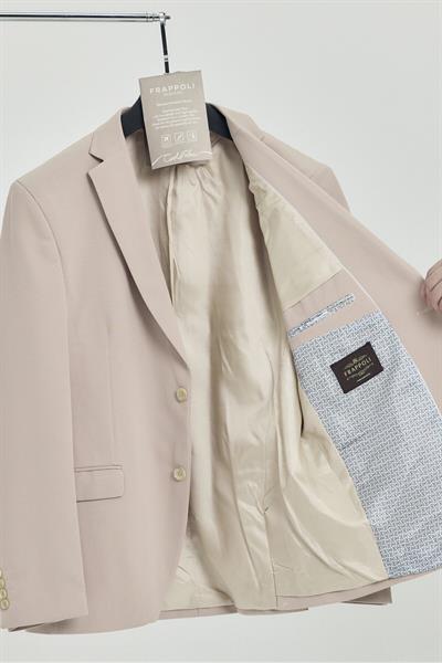 Baselnaa Erkek Taş Battal Büyük Beden Dar Kesim Astarlı Düğmeli Basic Blazer Ceket