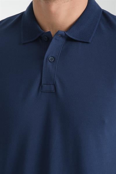 Basic Polo Yaka Comfort Fit 100% Pamuk Pike Tişört