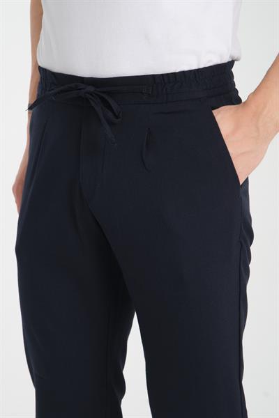 Düz Erkek Yandan Cepli Jogger Slim Fit Pantolon