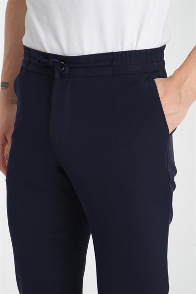 Düz Erkek Yandan Cepli Jogger Slim Fit Pantolon