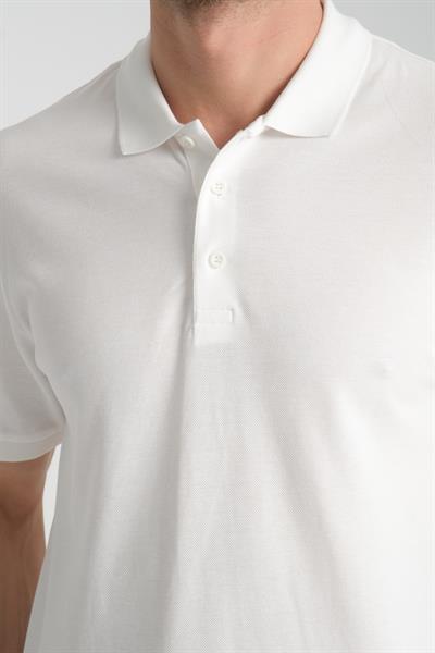 Düz Polo Yaka Regular Fit 100% Pamuk Pike Tişört