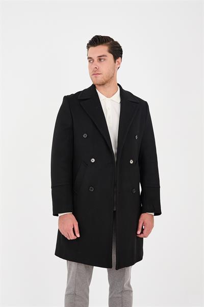 Erkek Kruvaze Kaban-Palto Regular Fit