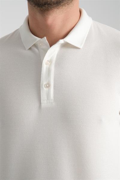 Esnek Örme Düğmeli Polo Yaka Erkek Classic Fit