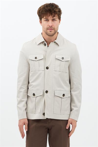 Fred Erkek Stone İtalyan Kesim Slim Fit İlkbahar-Sonbahar Trençkot-Mont
