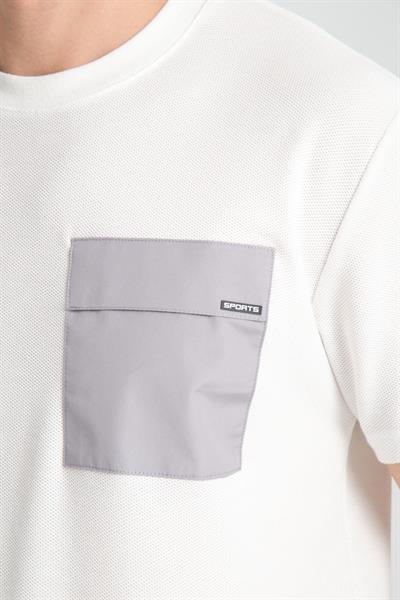 Örme Erkek %100 Pamuk Slim Fit Bisiklet Yaka Tişört