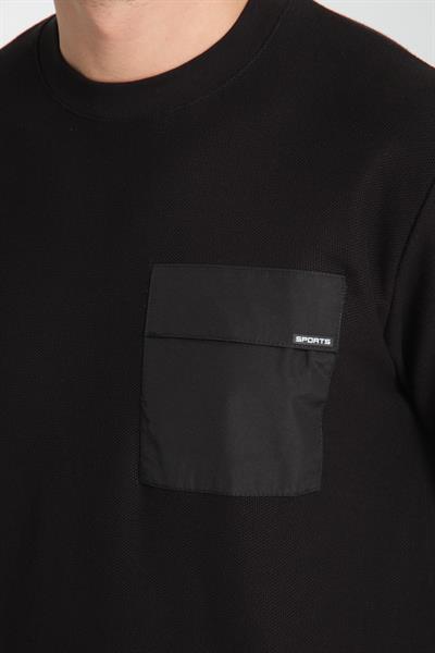 Örme Erkek %100 Pamuk Slim Fit Bisiklet Yaka Tişört