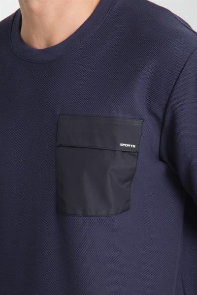 Örme Erkek %100 Pamuk Slim Fit Bisiklet Yaka Tişört