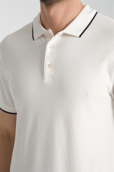 Polo Yaka Regular Fit Düz 100% Pamuk Pike Tişört