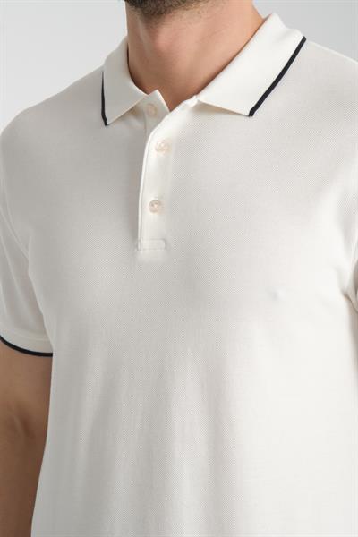 Polo Yaka Regular Fit Düz 100% Pamuk Pike Tişört