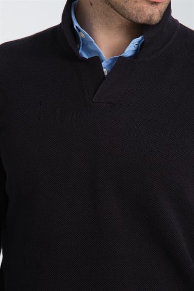 Spor Polo Yaka Kazak Selanik Örgü