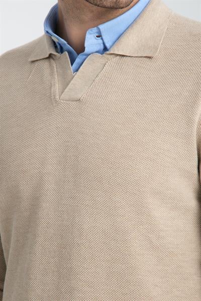 Spor Polo Yaka Kazak Selanik Örgü