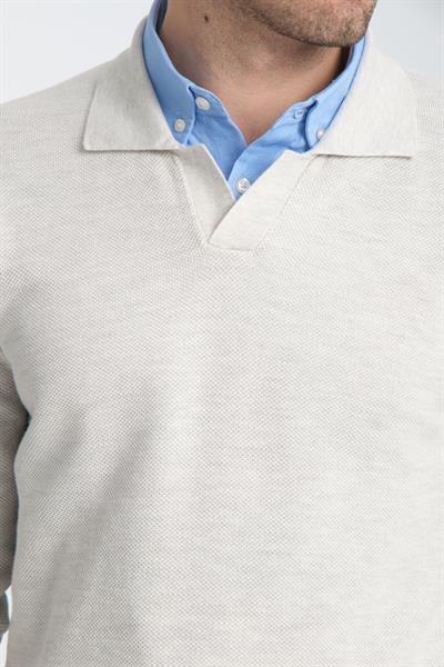 Spor Polo Yaka Kazak Selanik Örgü